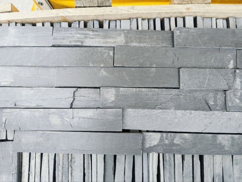 Плитка чёрная из натурального камня фасадная 30 см * 5 см, толщина 7 мм -30 мм купить в Нижнем Новгороде