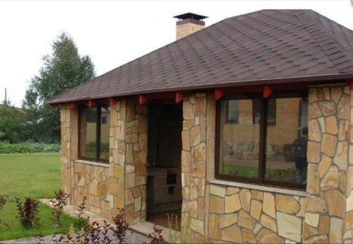 Плитняк златолит жёлтый для фасада 1,5-3 см купить в Нижнем Новгороде