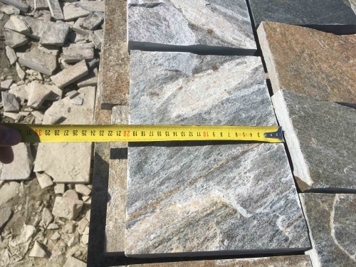 Плитка пилёная златолит Уральский для цоколя, отмостки купить в Нижнем Новгороде