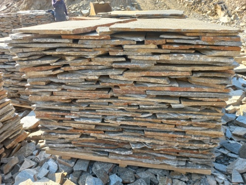 Плитняк серицит облицовочный 10-20мм купить в Нижнем Новгороде