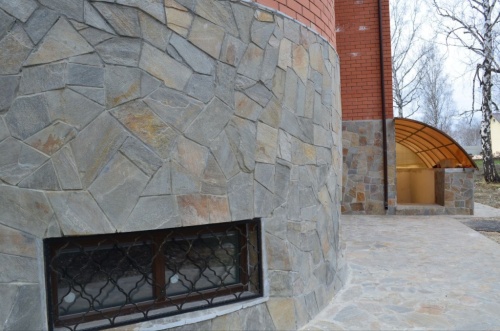 Плитняк златолит Уральский  для фасада купить в Нижнем Новгороде